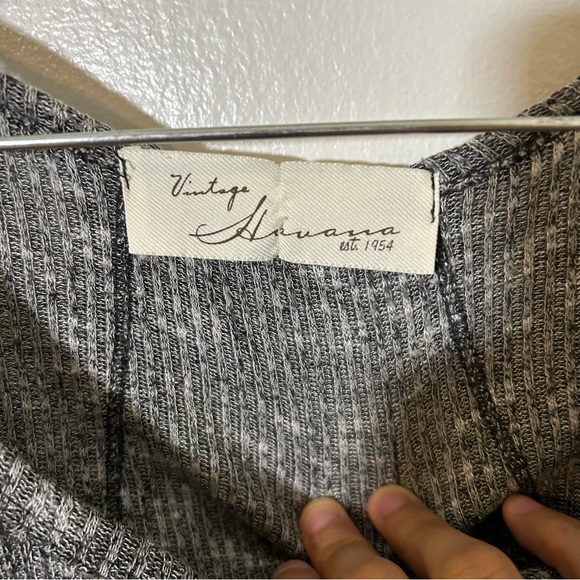 Vintage Havana Assymetric long sleeve top - Picture 4 of 5